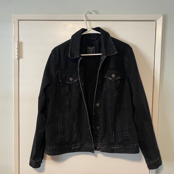 Abercrombie & Fitch Denim Trucker Jacket - EUC - Picture 5 of 8